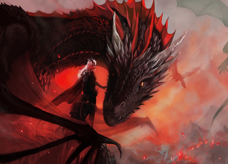 beauty in nature, Armor, day, Dragon, White Hair, nature, water, bird, animal themes, high angle view, outdoors, animals in the wild, 1080P, marine, Girl