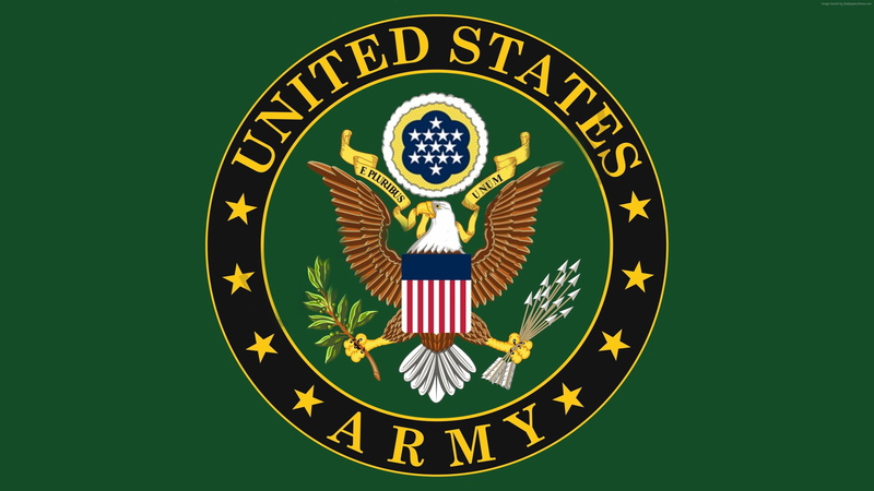 U.S. Army, logo, eagle, 4K