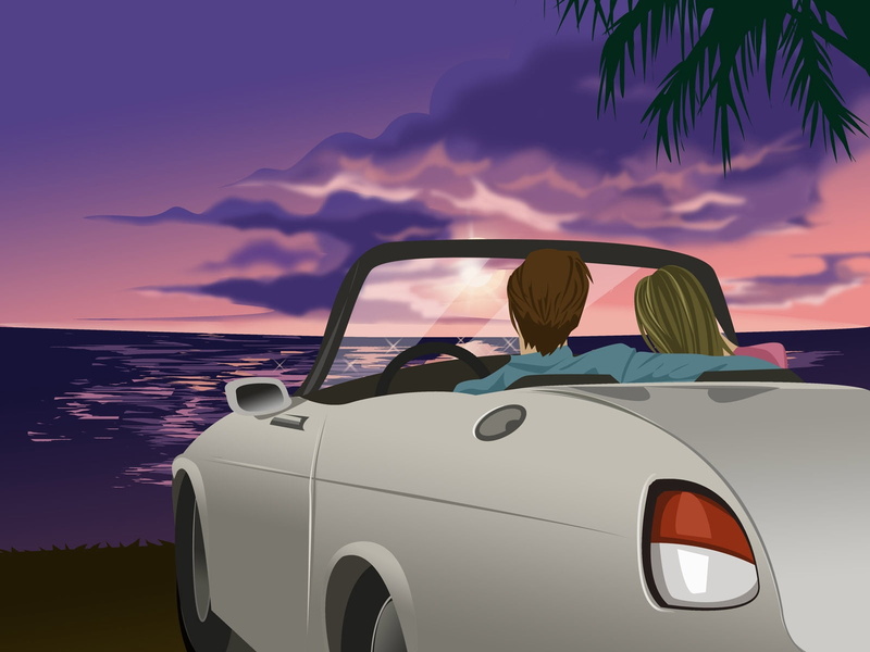 love, cheerful, people Traveling, bonding, smiling, senior Couple, adults Only, land Vehicle, inside, outdoors, men, females, holiday, man, day