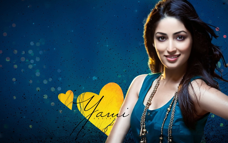 waist up, beauty, headshot, teeth, sleeveless, front view, actress, looking at camera, blue, gautam, women, yami, smiling, smiley face, s, Bollywood Celebrities