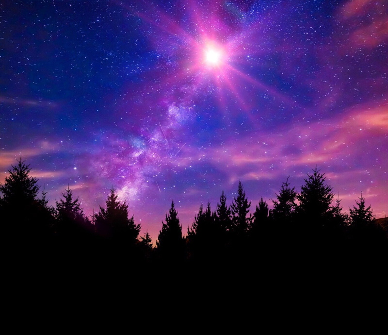 idyllic, night sky, nature, cosmic, night, scenics - nature, astronomy, galaxy, sky, tranquility, canada, tranquil scene, universe, space and astronomy