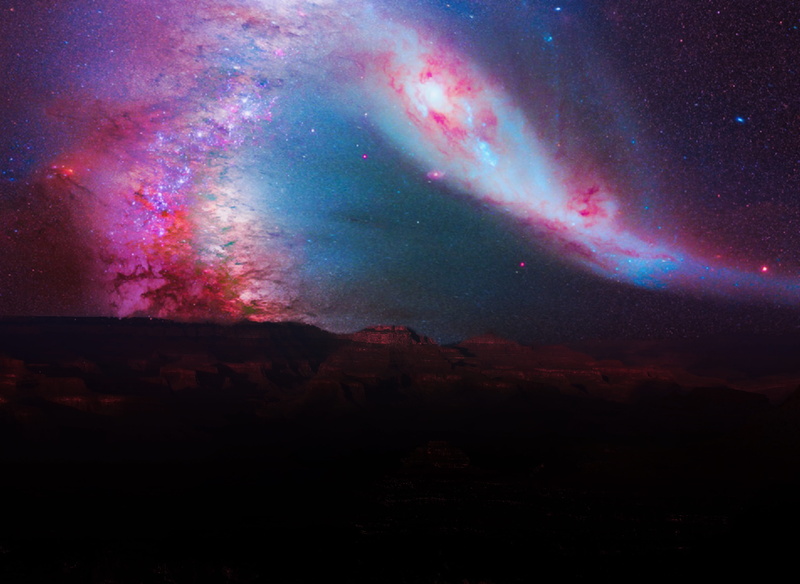 environment, illuminated, rock formation, milky, starry, night, way, glow, milky way, mystery, outdoors, star, cosmos, aurora, tranquil scene, no people