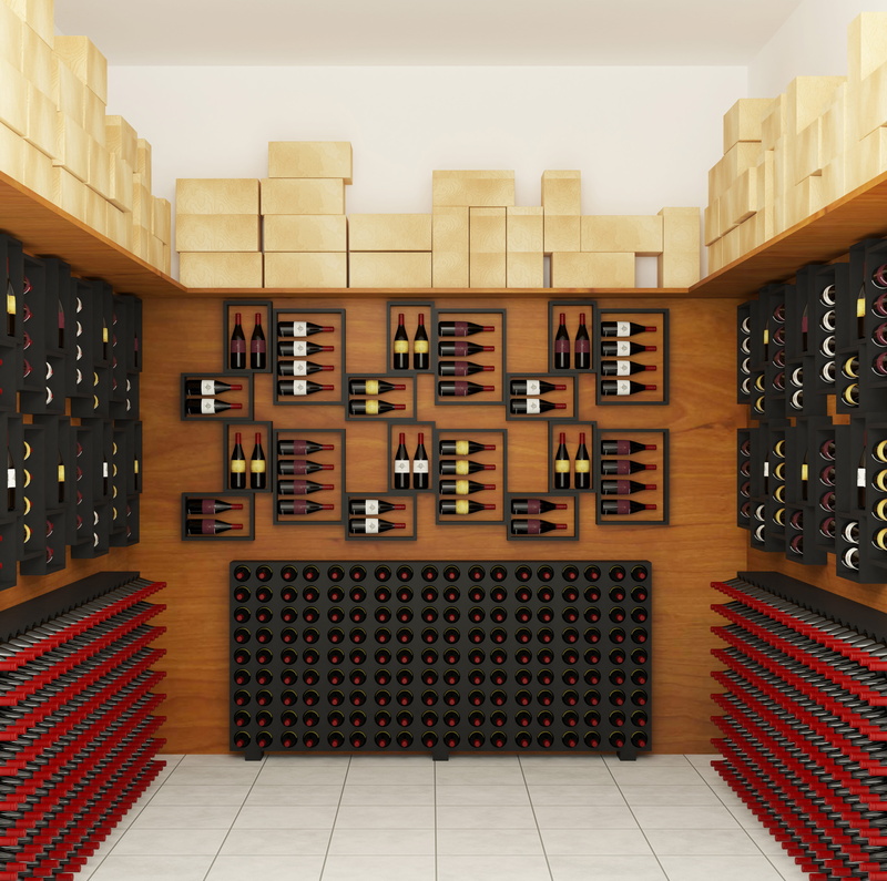 liquor store, bottles, boxes, wine rack, order, wooden shelves, container, shelf, wall, abundance, wooden, alcoholic beverages, food and drink, preserved