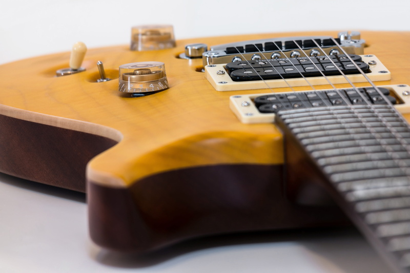 music, potentiometer, pick up, poti, switch, wood - material, pickup, photography, macro, electric guitar, bridge, web, corpus, retro styled, technology