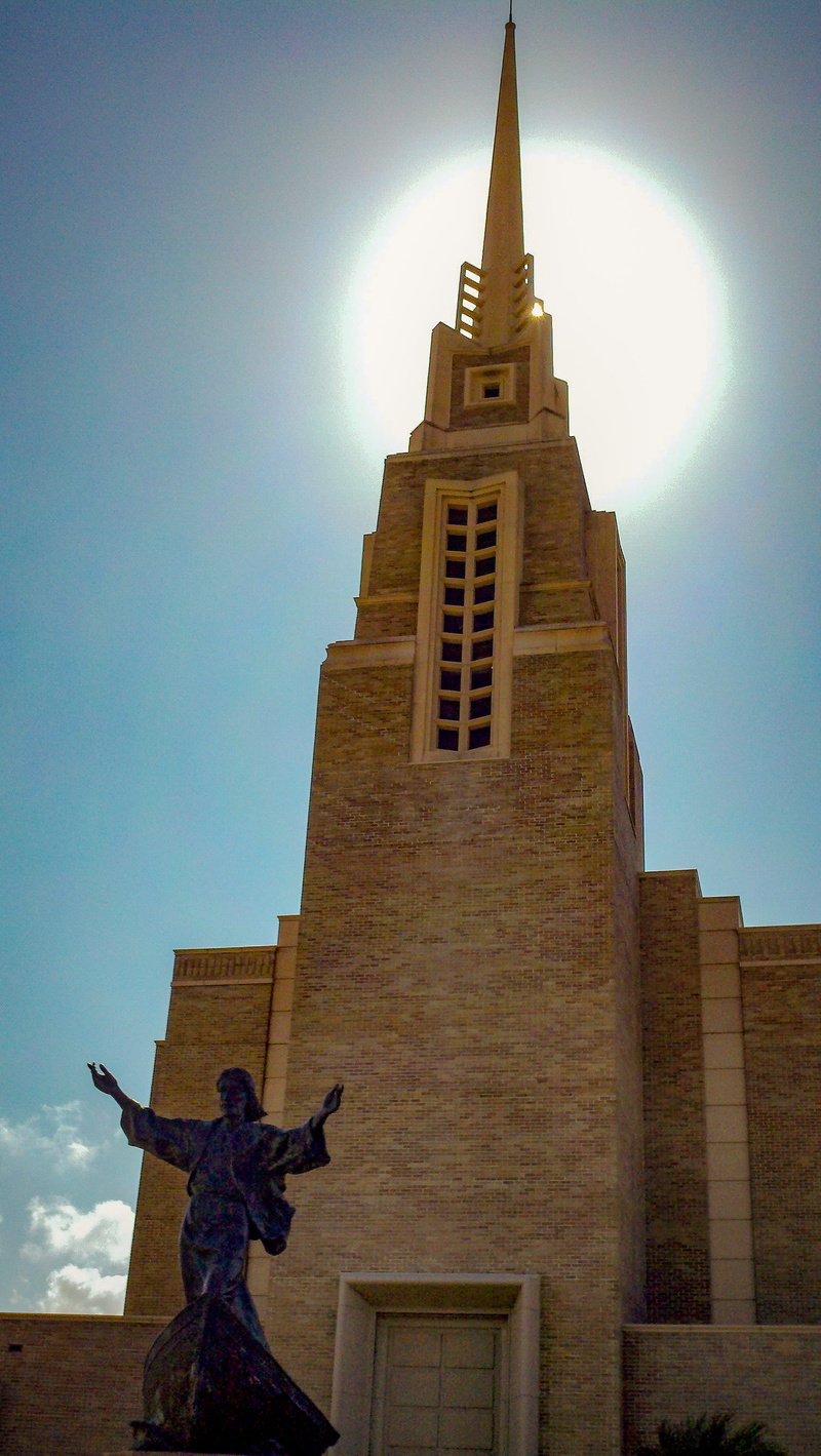real people, built structure, architecture, low angle view, sky, corpus christi, city, art and craft, religion, nature, united states, tower, spire, office building exterior
