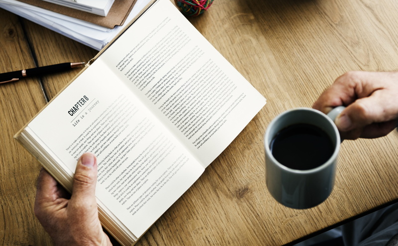 drink, lifeisajourney, food and drink, coffee cup, indoors, body part, Enjoy, crockery, paper, Reading, Hands, Open, real people, mug, table, Book, bookworm
