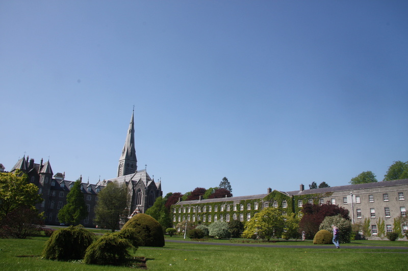 st patricks college, sky, tree, place of worship, maynooth, building, spire, religion, outdoors, travel, plant, irish seminary, tourism, architecture, blue