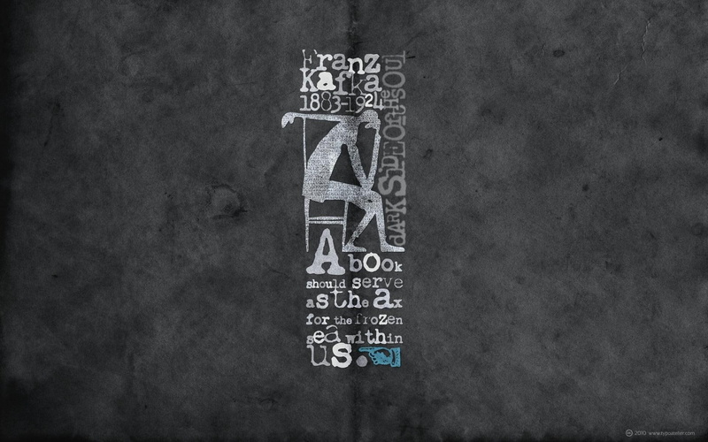 typography, franz, text, 1080P, kafka, asthaax, book