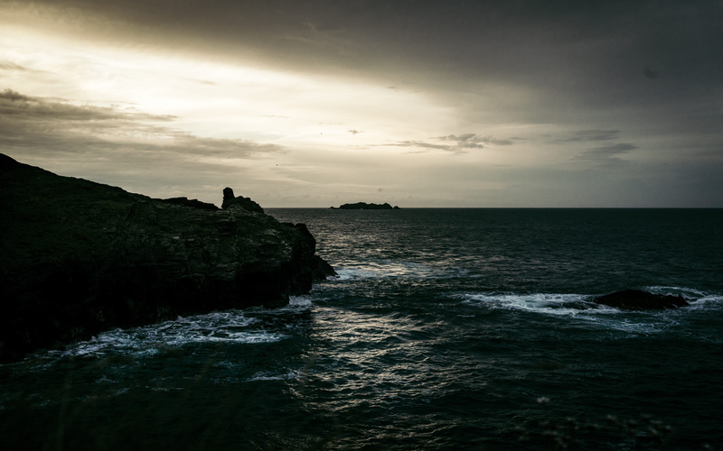 escape, adventure, sunrise, water, england, beauty in nature, landscape, beach, horizon, scenics - nature, waves, tranquility, nature, trevose headland