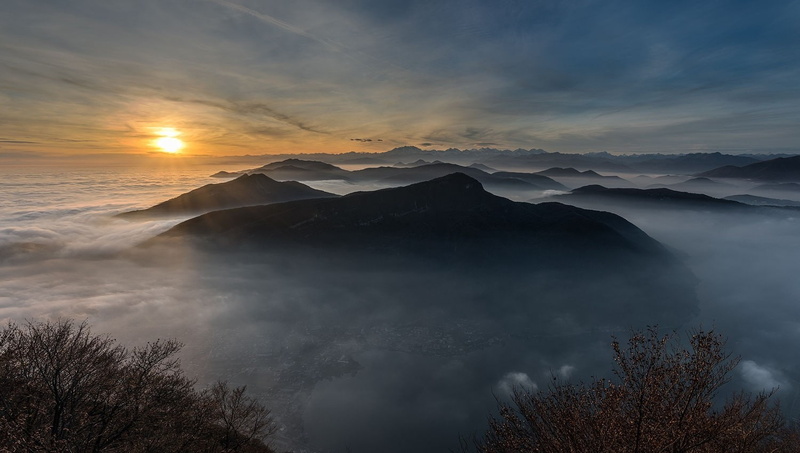 sunrise - dawn, Swiss Alps, mountain peak, landscape, mountains, photography, mountain, cloud - sky, outdoors, shrubs, idyllic, city, beauty in nature
