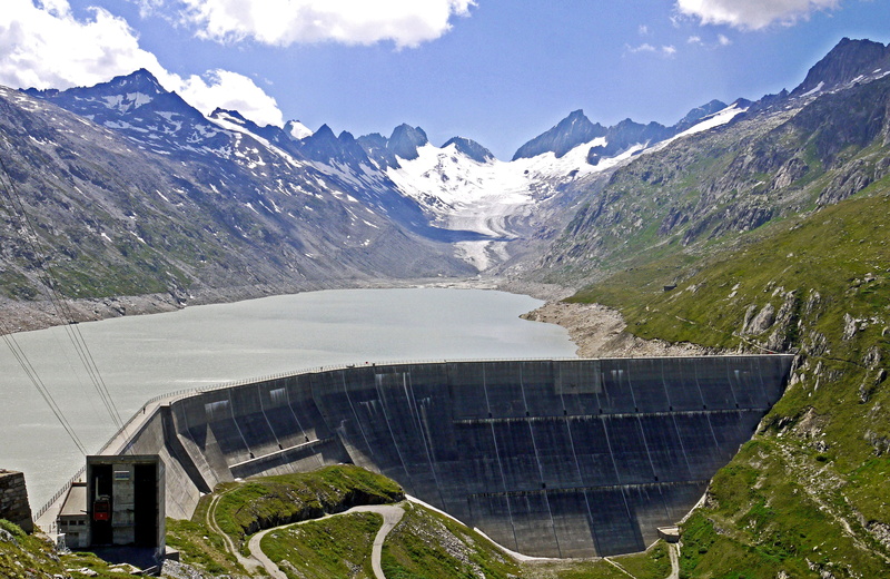 mountain range, nature, Switzerland, mountain, alternative energy, alpine lake, bernese oberland, environmental conservation, architecture, mountain peak
