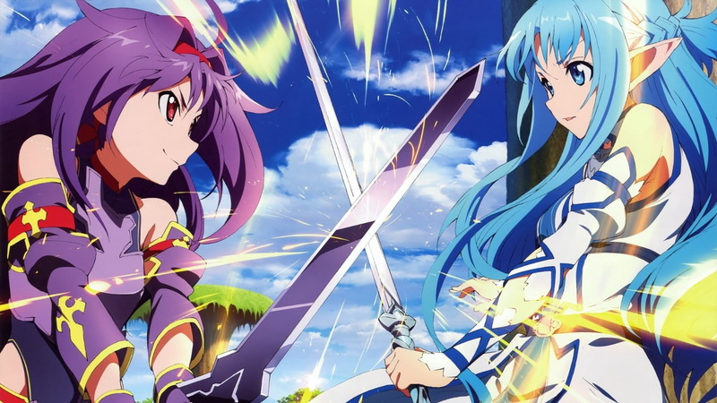 environment, backgrounds, full frame, Sword Art Online, multi colored, 720P, anime, sunlight, Yuuki Asuna, creativity, representation, streamer, no people