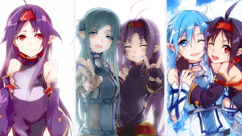 Asuna Yuuki, Yuuki Konno, Sword Art Online, 720P, Sword Art Online II