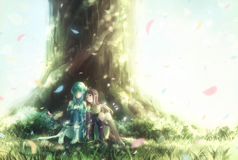 Sword Art Online II, Sword Art Online, 1080P, Yuuki Konno, Asuna Yuuki