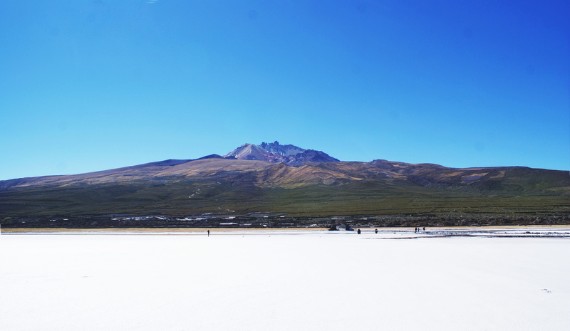 mountain range, mountain, bolivia, day, snowcapped mountain, sky, arid climate, lagoon, winter, blue, beauty in nature, salt, no people, outdoors, tranquility