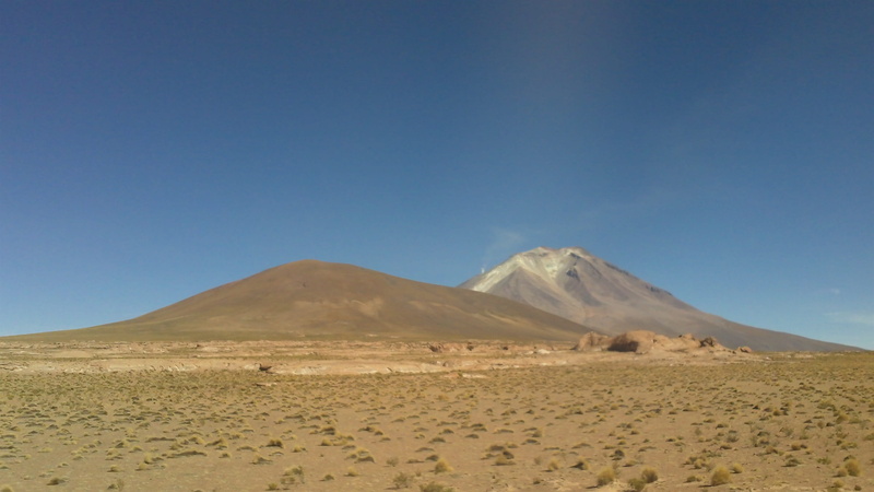 Volcano, tranquil scene, land, uyuni, Landscape, sky, 2K, nature, sand, environment, trip, the volcano, semi-arid, scenics - nature, climate, salar, mountain