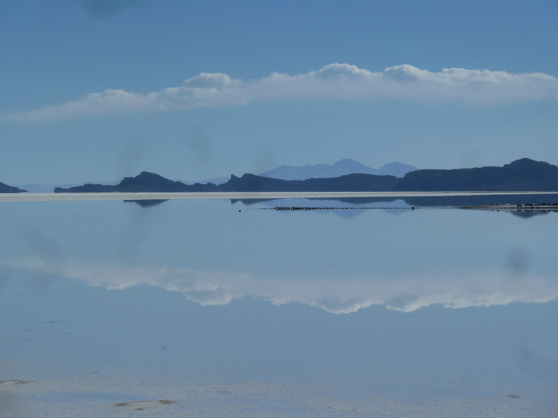 South America, sky, Salt Flats, scenics - nature, tranquility, flooded, salt lake, sea, lagoon, waterfront, salt flat, non-urban scene, 2K, land, outdoors