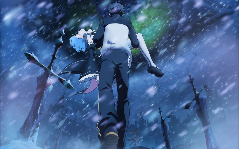 water, digital, men, cold temperature, extreme Sports, cold - Temperature, group of people, carrying, rear view, blue, Anime, woman, winter, motion, snow