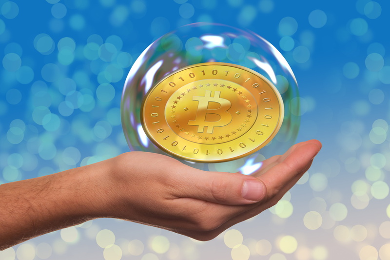shape, one person, real people, human hand, Hand, people, body part, 4K, Bitcoin, navigational compass, currency, funds, Soap Bubble, finger, internet
