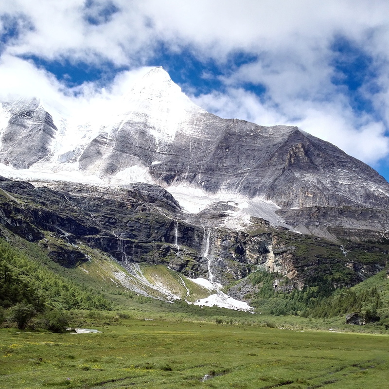 mountain, day, cloud - sky, land, landscape, beauty in nature, nature, Snow Mountain, scenics - nature, cold temperature, no people, 1080P, non-urban scene