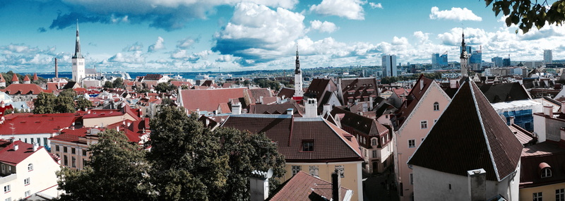 Tallinn, day, house, homes, panoramic, townscape, nature, cloud - sky, outdoors, tree, color, 5K, plant, roof, architecture, nautical vessel, Panorama