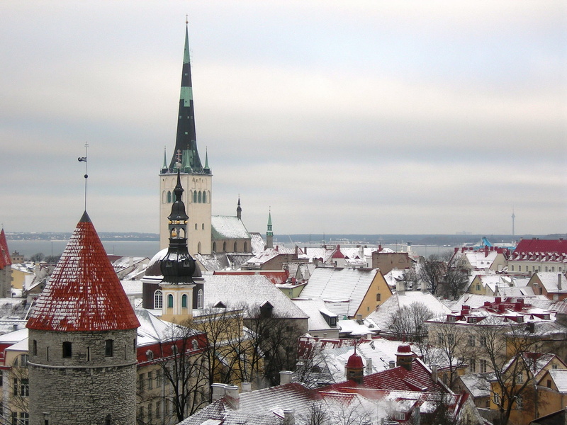 building exterior, spirituality, tower, Tallinn, no people, belief, sky, Winter, place of worship, travel, outdoors, building, Beauty, built structure