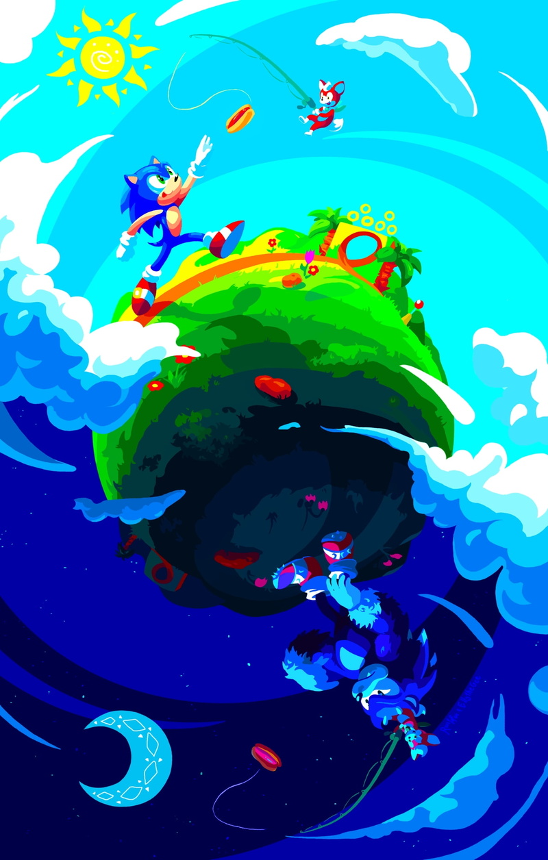 art, 1080P, dusk, unleashed, dawn, video, x, games, sonic, hd