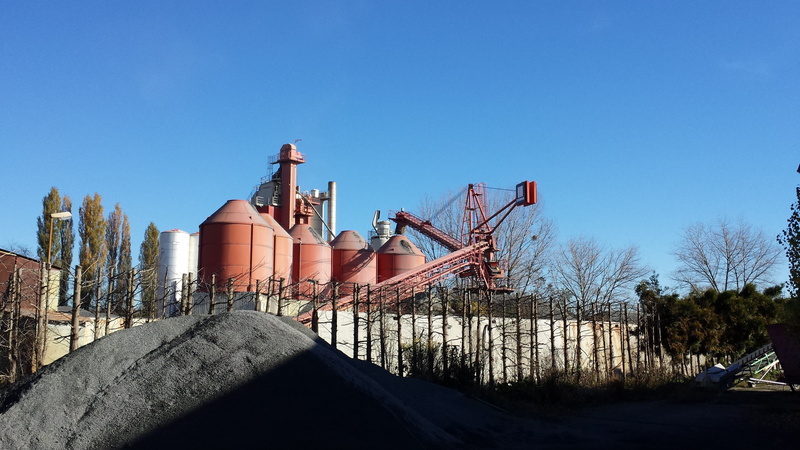 scrap dismantling, tree, http nrw-scrap collection, sunlight, architecture, 4K, industry, scrap dissection, copy space, built structure, smoke stack, silo