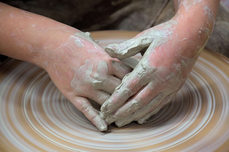 turn, clay, potters, mud, 4K, art and craft, human body part, close-up, human limb, human hand, pottery, hand labor, hand, artist, potter, creativity