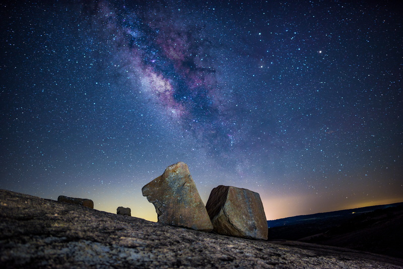 nature, milky way, space, galaxy, mountain, astronomy, science, rock formation, brown, rock - object, no people, beauty in nature, rock, star - space, photo