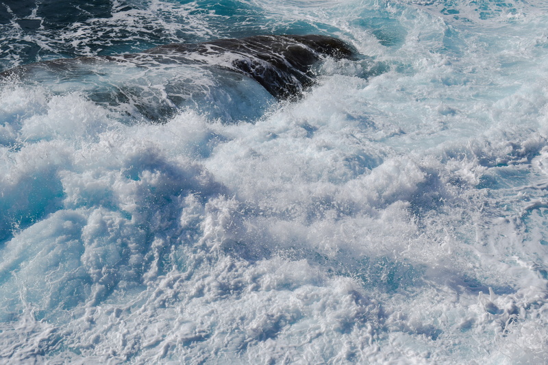 foam, waves, sea, 5K, landscape