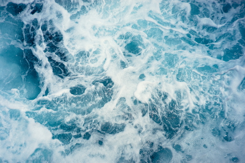 swash, sea, 5K, foam, waves