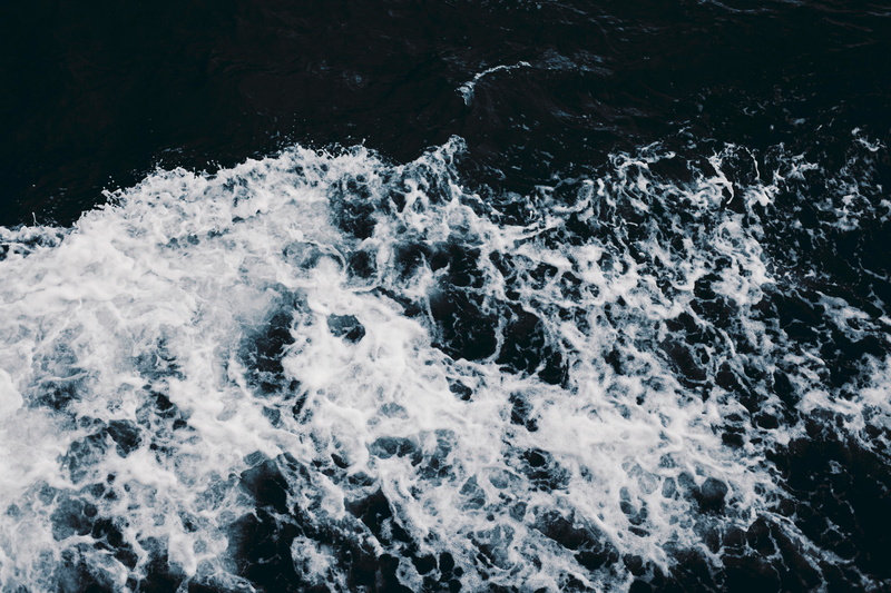sea, 5K, swash, waves