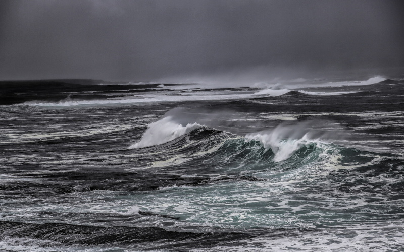 1080P, wave, landscape, sea, seawater, nature, ocean