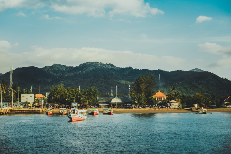 mode of transportation, nautical vessel, building exterior, day, architecture, harbor, outdoors, biosphere, water, tree, plant, marina, scenics - nature