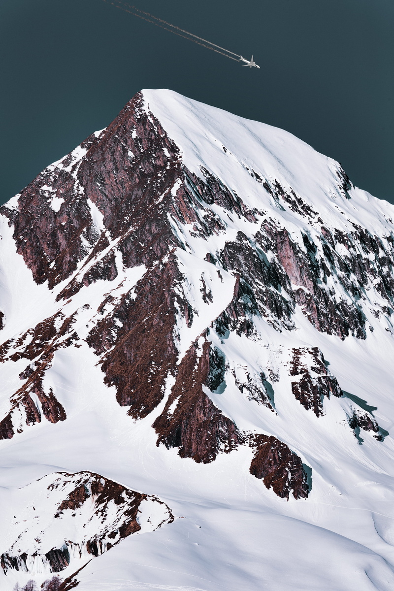 airplane, mountain, cold, cold temperature, hill, dolomites, aircraft, mountain summit, low angle shot, travel, nature, tranquility, frozen, winter, nature