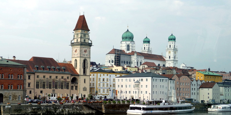 mode of transportation, transportation, historically, built structure, spirituality, passau, tower, belief, travel destinations, city, river cruise, old town