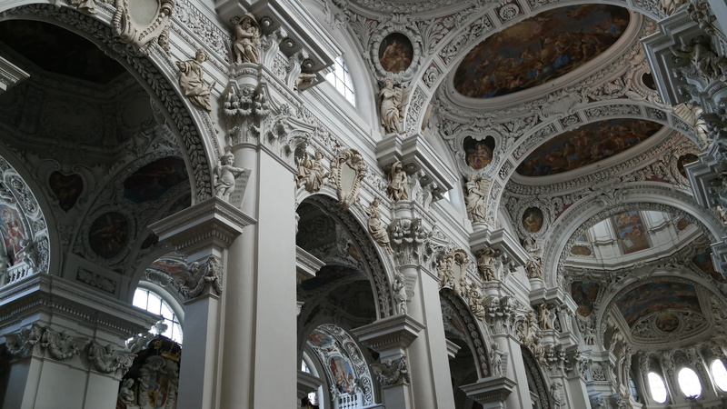 Bayern, Passau, 2K, religion, Germany, St. Stephens Cathedral, Cathedral, the nave