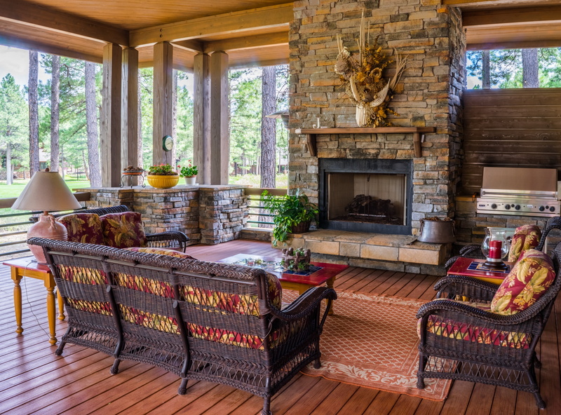 lamp, furniture, carpet, table, interior, veranda, fireplace, 2K