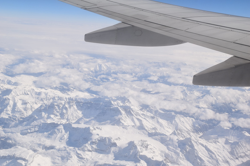 mountains, flywheel, snow, covered, 5K, beauty in nature, aircraft, frankfurt, day, germany, snowcapped mountain, acrobatic, ala, heavens, passenger, nature