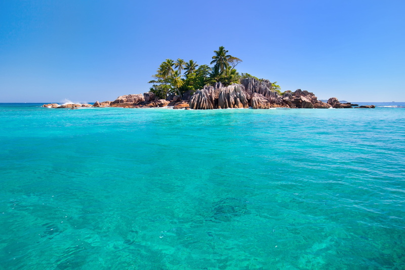 sky, water, summer, tranquil Scene, tropical Climate, seychelles, nature, clear Sky, bay, island, tropical, seascape, sand, horizon over water, bay Of Water