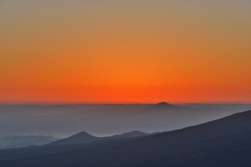 mountain peak, orange color, mountain, sunrise, sky, remote, romantic sky, 1080P, nature, mountain range, silhouette, outdoors, sunset, beauty in nature