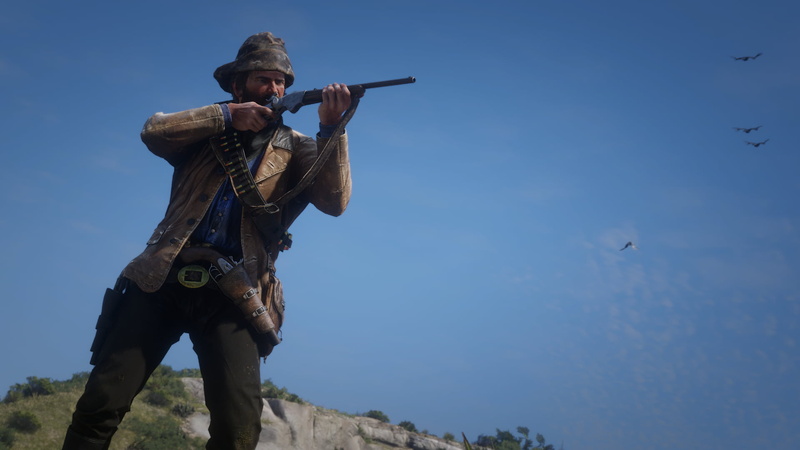 Red Dead Redemption 2, screen shot, 1080P, Arthur Morgan, outlaws