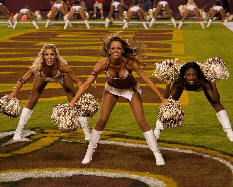 2K, washington, football, redskins, nfl, cheerleader