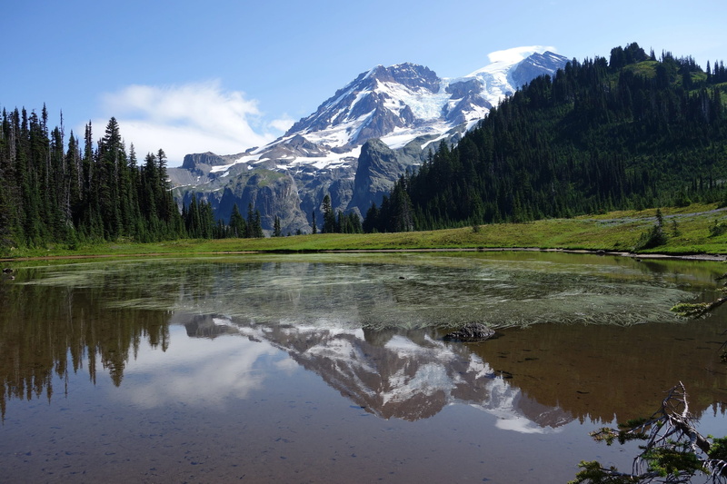 2K, tacoma, no people, beauty in nature, outdoors, idyllic, environment, mountain, tranquil, waterfront, washington, lake, scenics - nature, landscape