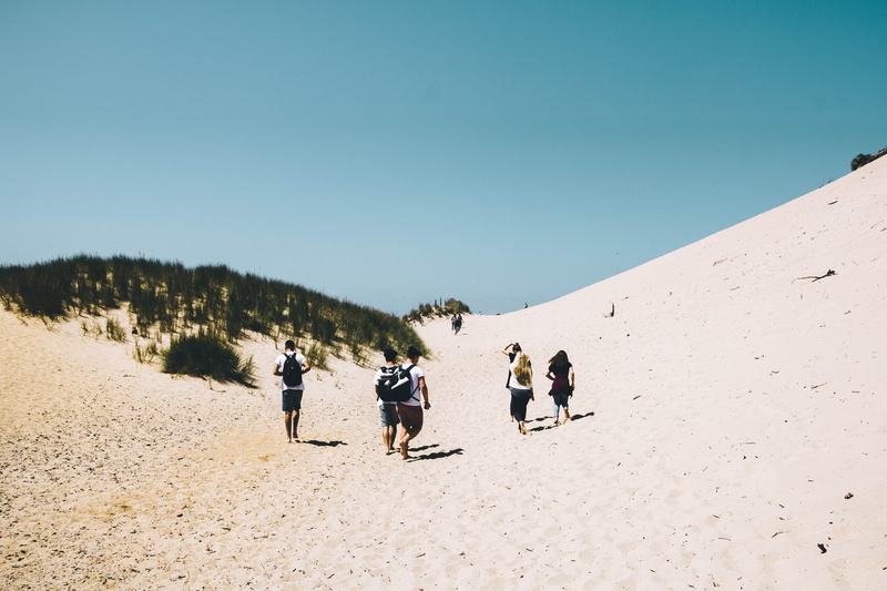 outdoors, beach, activity, 5K, mountain, landscape, men, people, leisure activity, daytime, near, holiday, desert, hiking, person, clear sky, persons