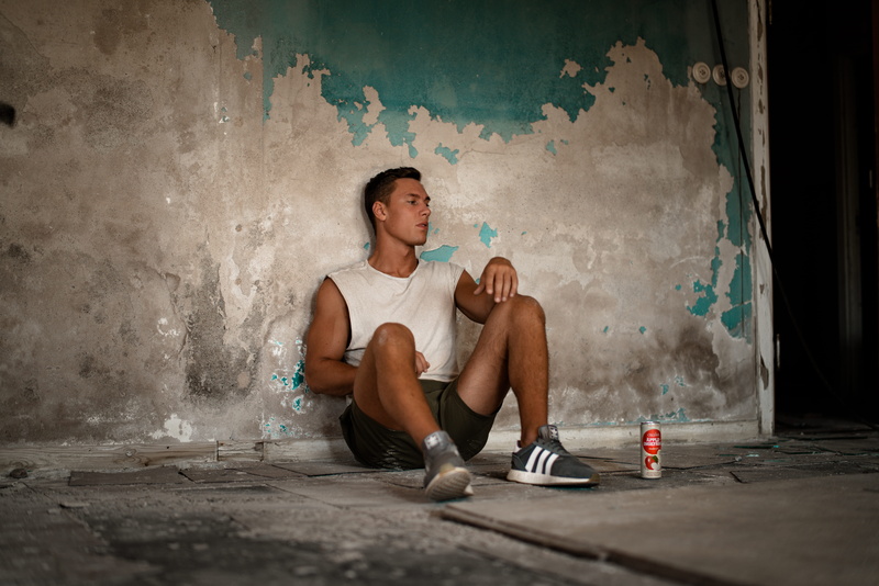 copy Space, sat, nature, sports Clothing, sweat, strength, exercising, young Adult, healthy Lifestyle, dirty, love, wall, urbex, wellbeing, adult, females
