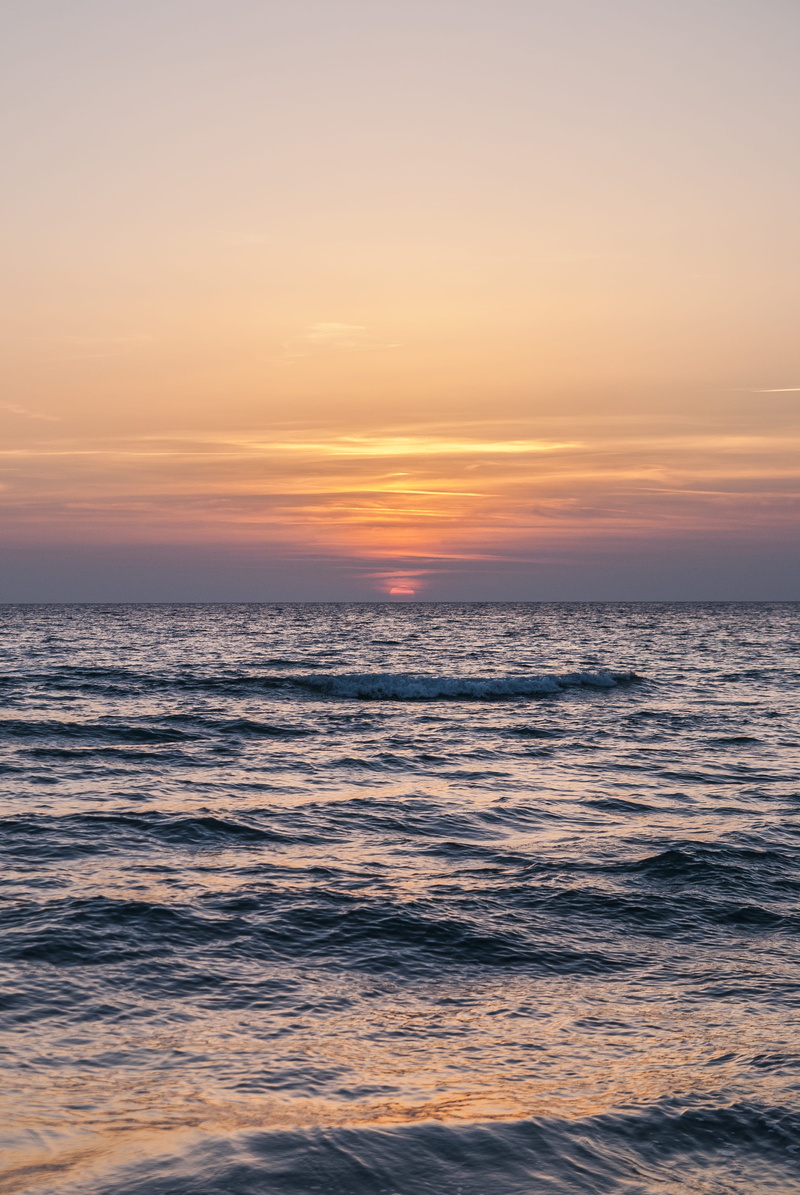 sunset, non-urban scene, turkey, scenics - nature, line, idyllic, cloud - sky, skyporn, water, beauty in nature, phoot, antalya, horizon over water, orange color