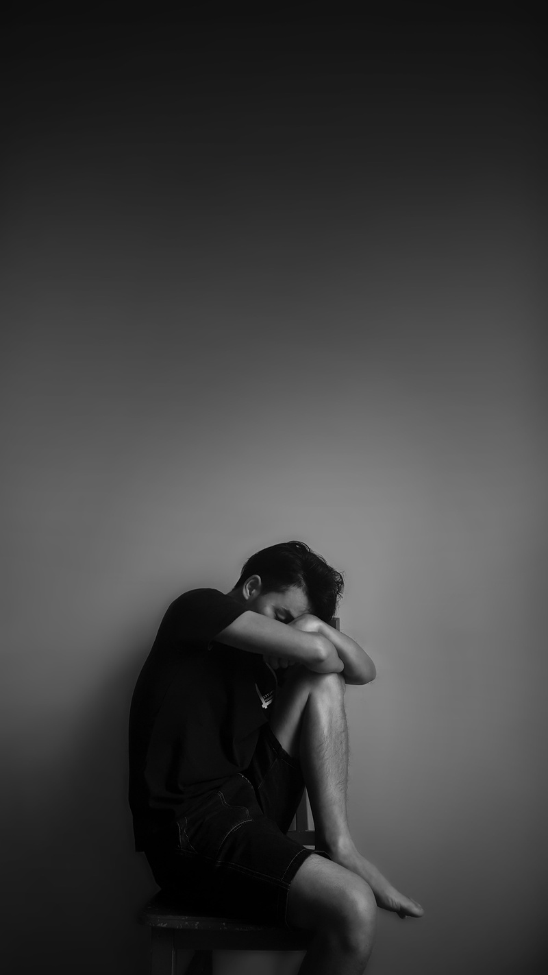 wall - building feature, beautiful woman, white background, male, dark, photograph, hairstyle, women, man, contemplation, young women, beauty, one person