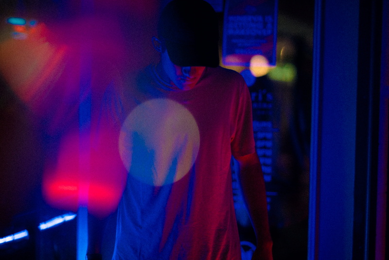 crew, lights, night, emotion, nightlife, indoors, dark, adult, black, neck, three quarter length, arts culture and entertainment, motion, nightclub, t